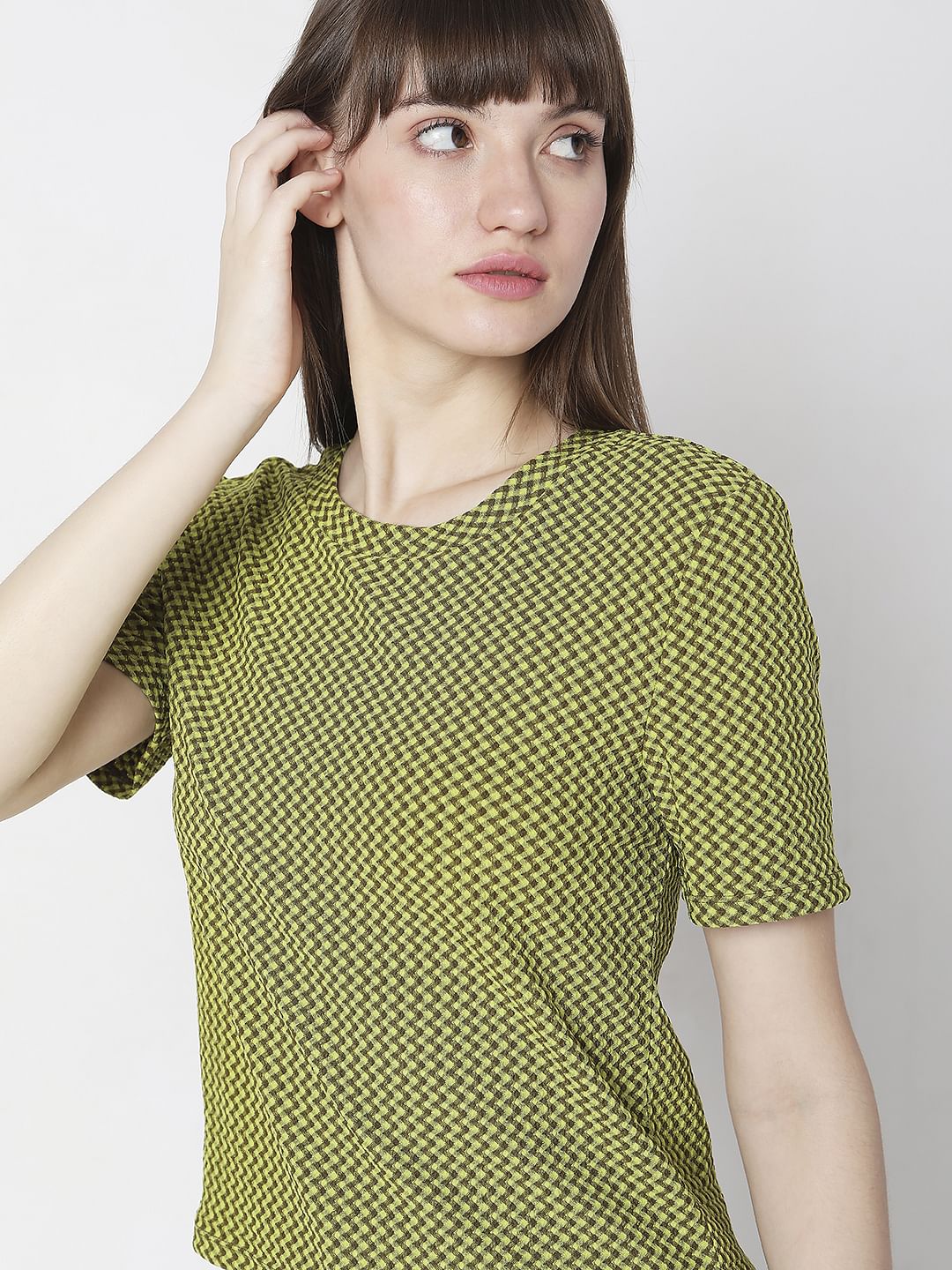 Green Printed T-Shirt - Image 6