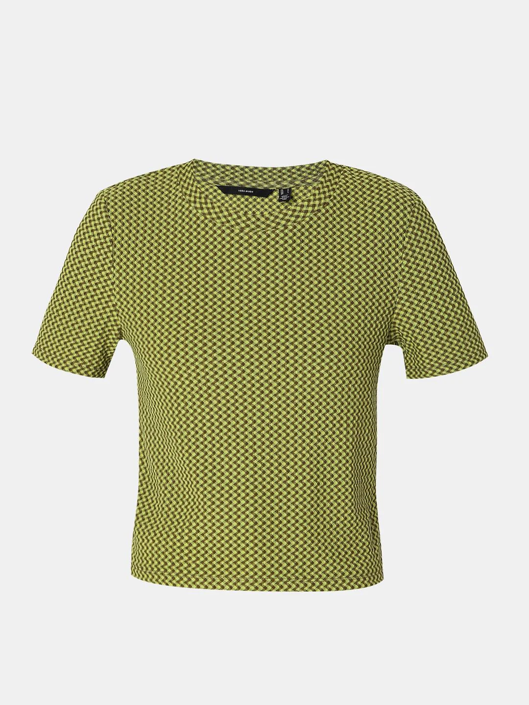 Green Printed T-Shirt - Image 7