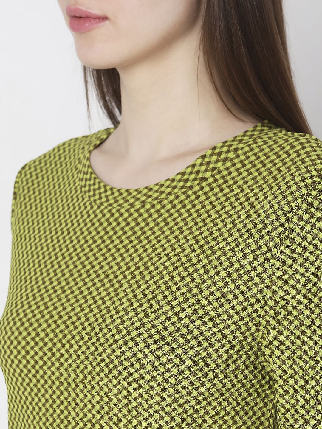 Green Printed T-Shirt - Image 8
