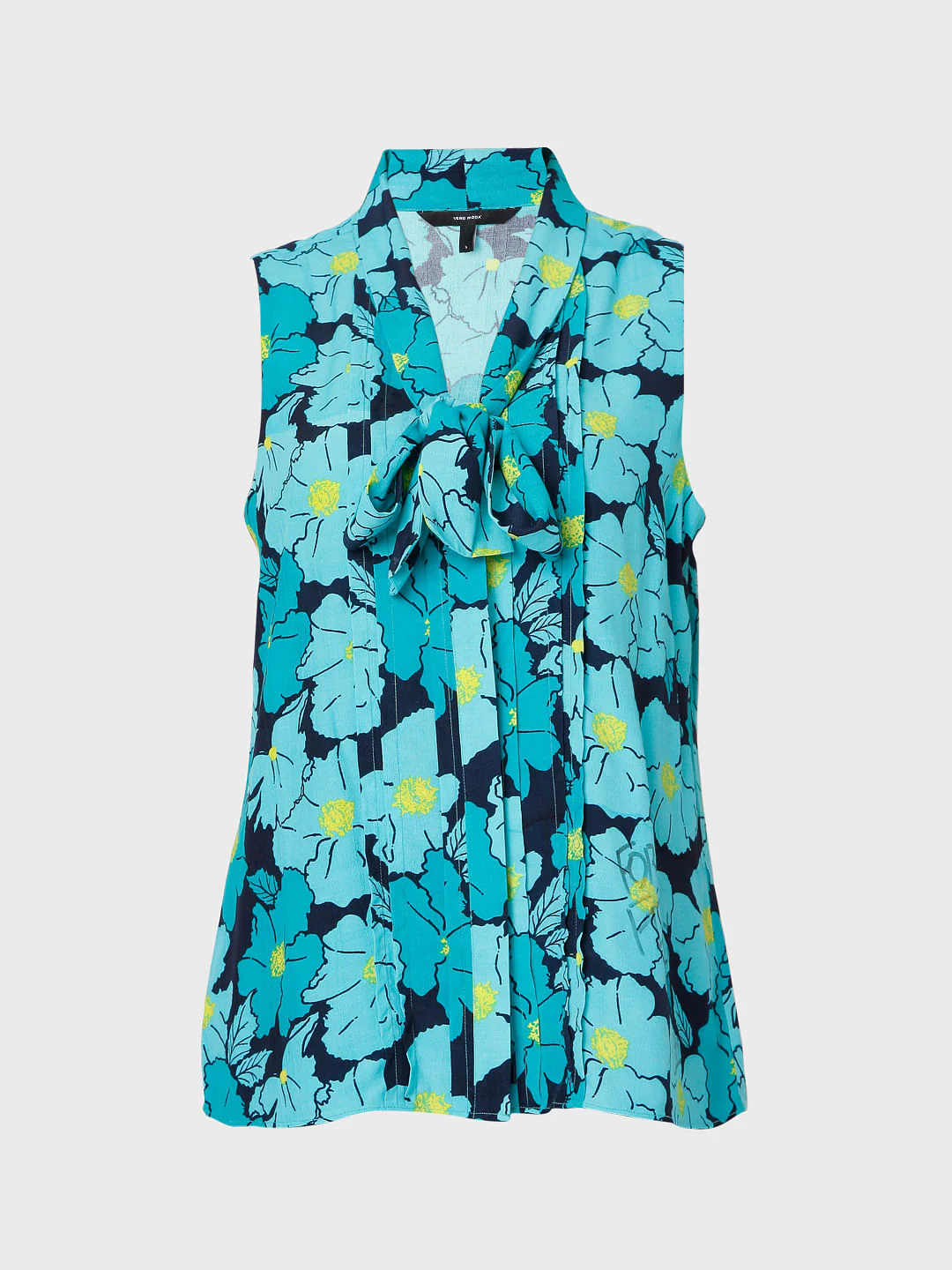 Green Floral Print Top - Image 7