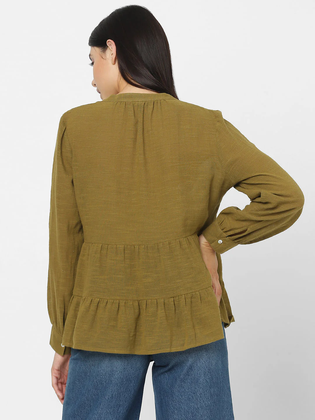 Green Flared Top - Image 4