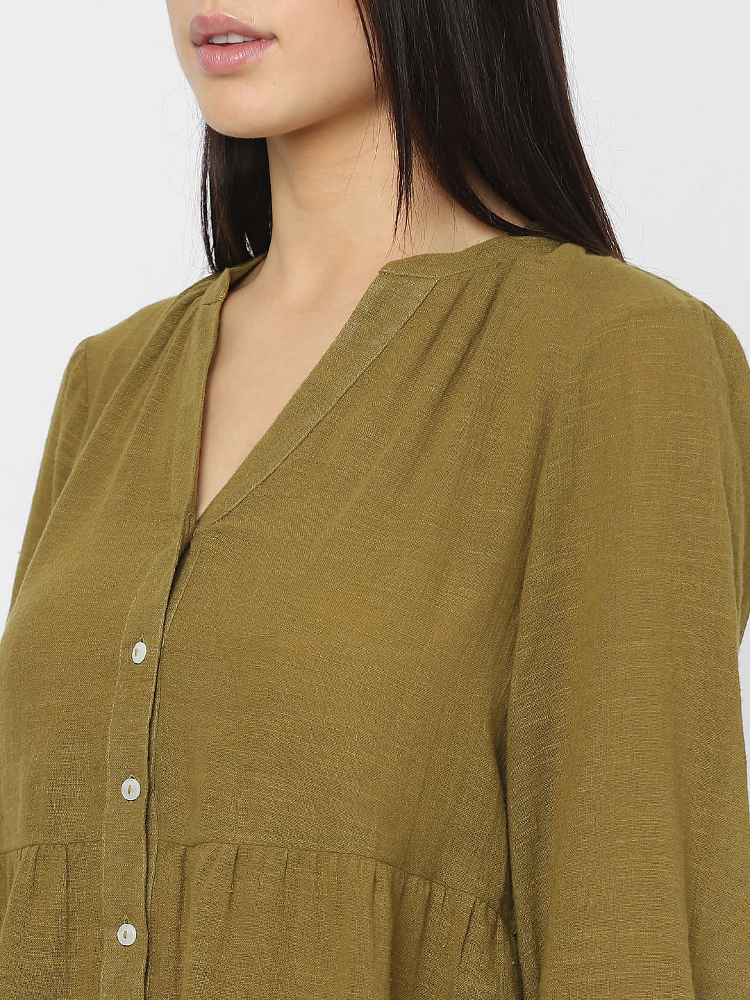 Green Flared Top - Image 6