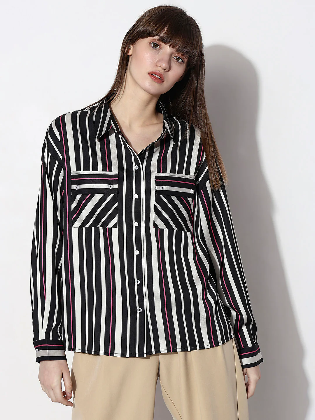 Black Striped Shirt - Image 2