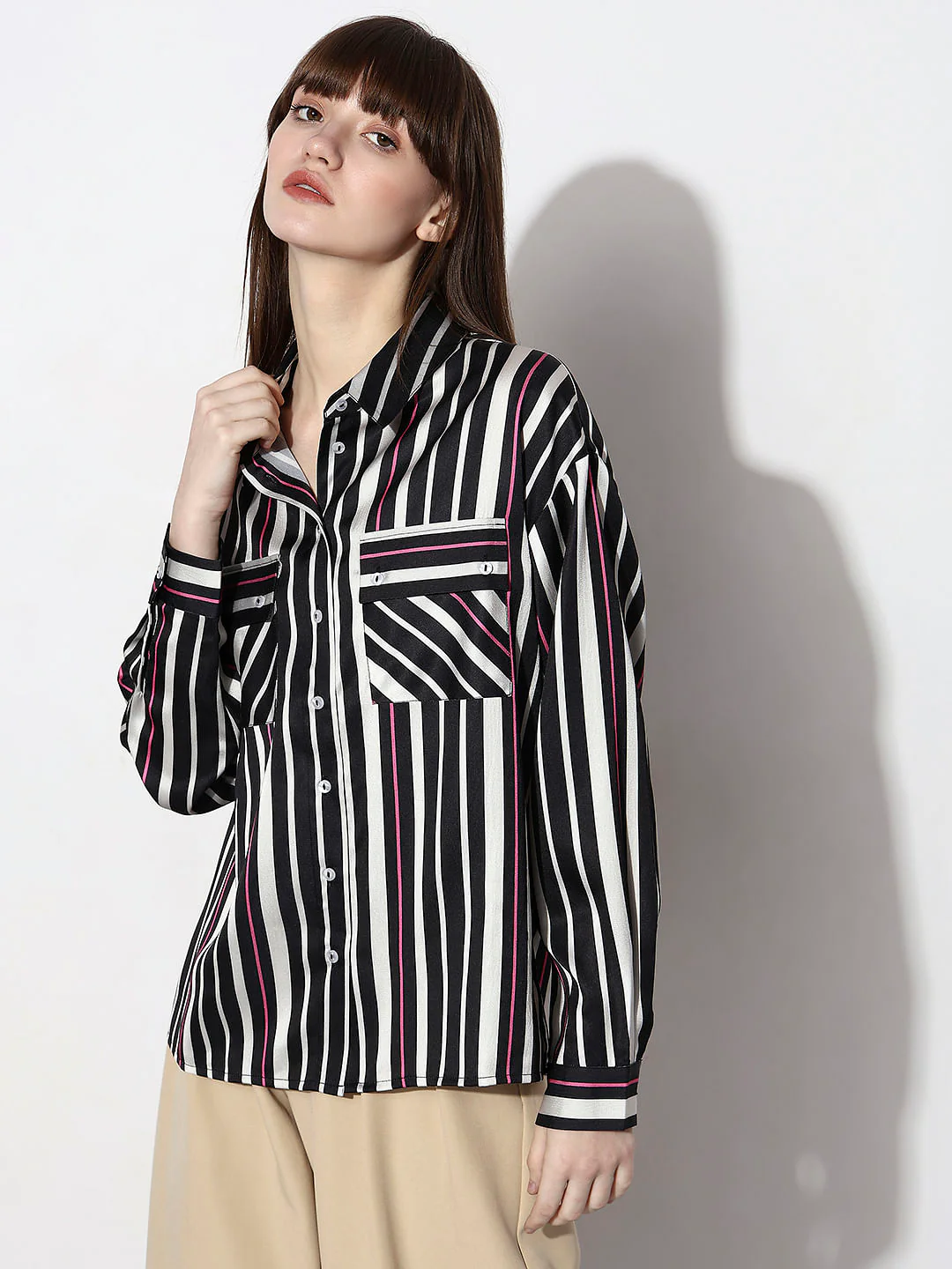 Black Striped Shirt - Image 3