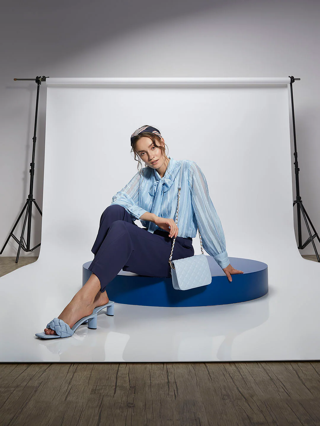 Light Blue Striped Top - Image 10
