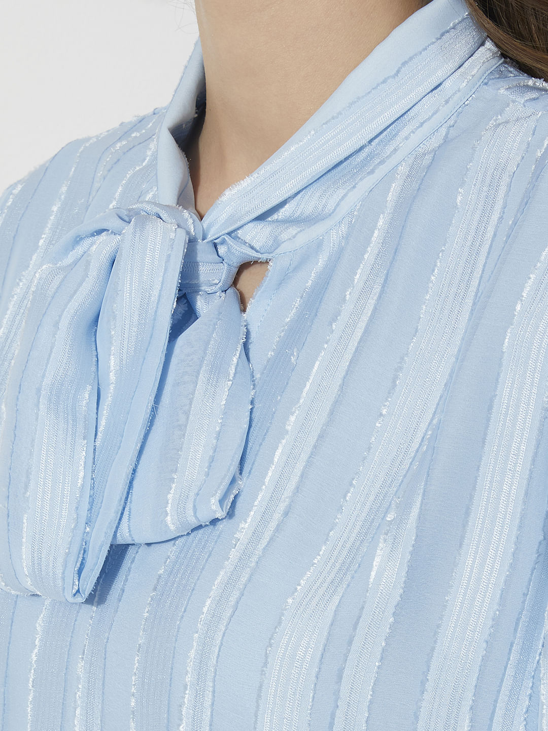 Light Blue Striped Top - Image 8