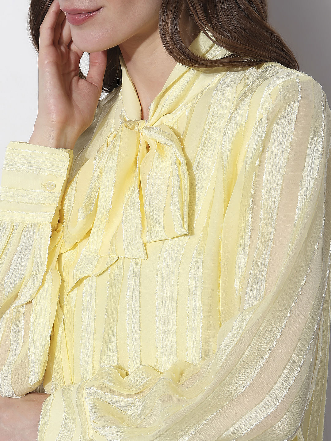 Light Yellow Striped Top - Image 5