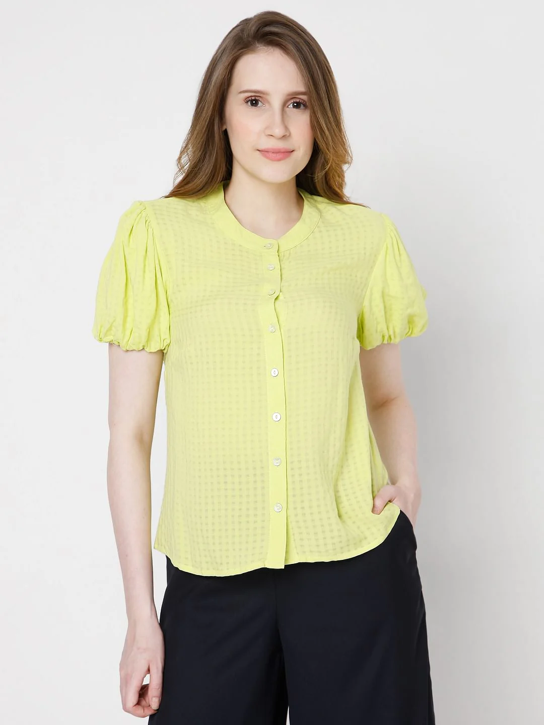 Yellow Check Shirt - Image 2