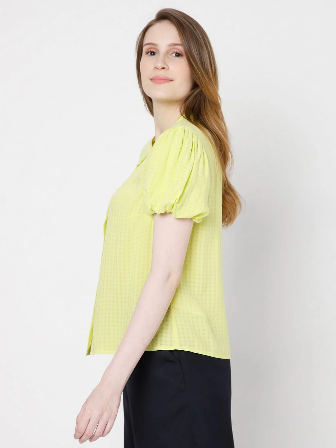 Yellow Check Shirt - Image 3