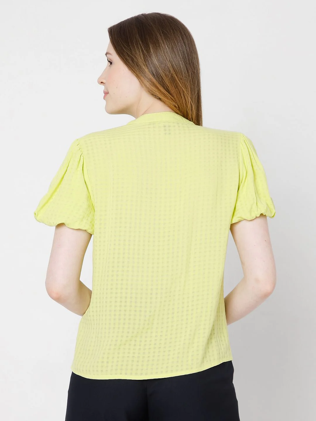 Yellow Check Shirt - Image 4