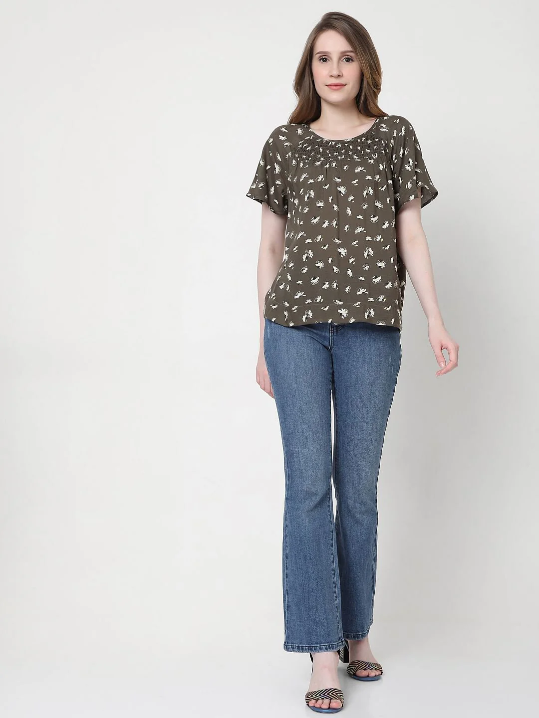 Green Floral Top - Image 5