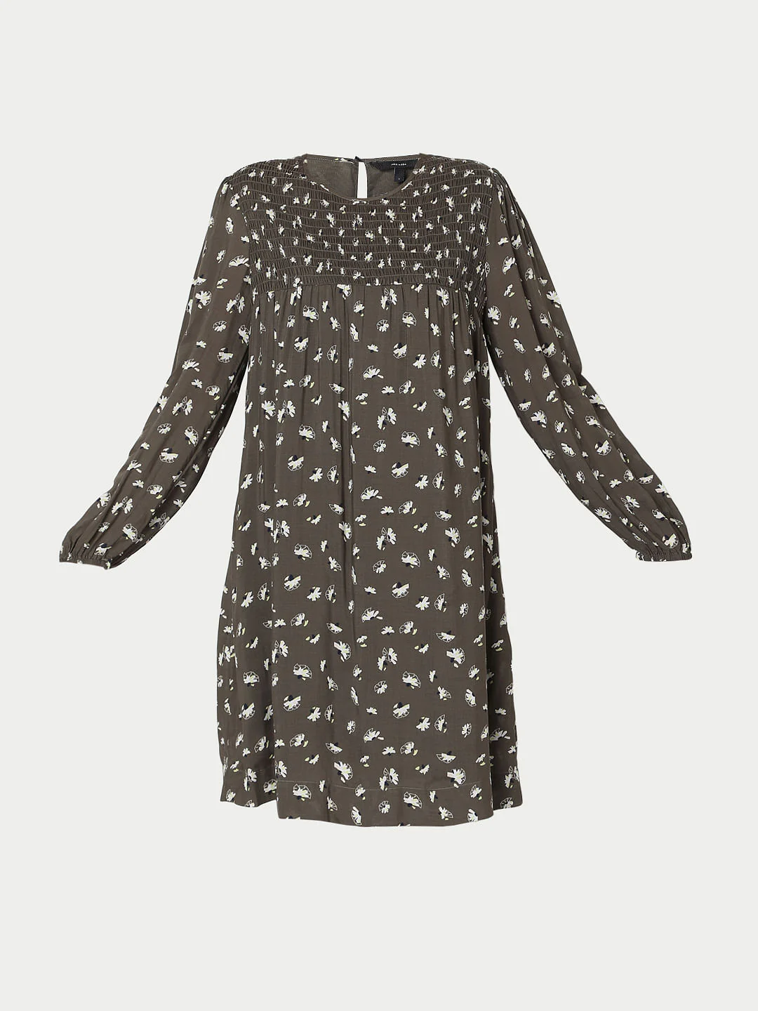 Green Floral Shift Dress - Image 7
