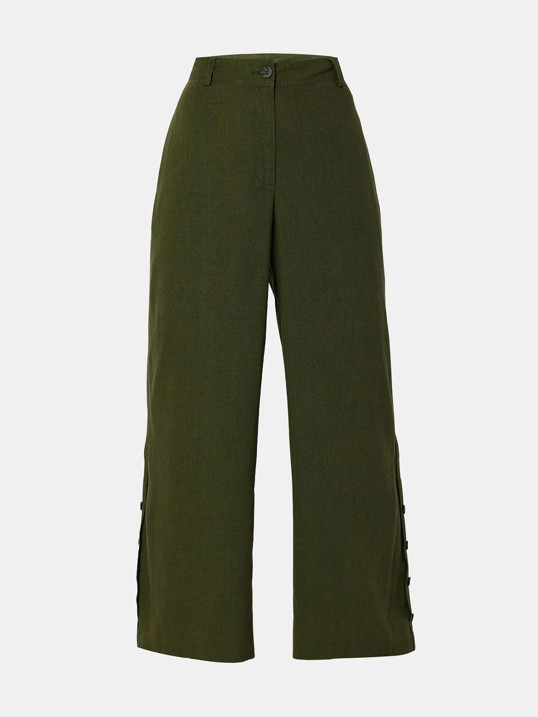 Green High Rise Pants - Image 7