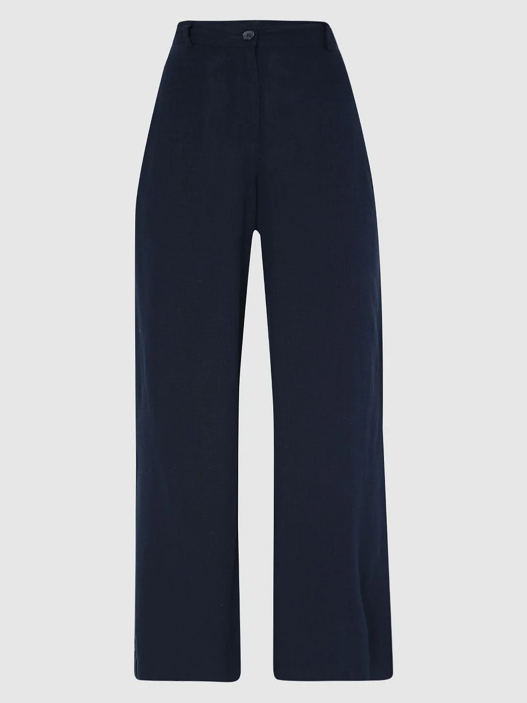 Navy Blue High Rise Pants - Image 7
