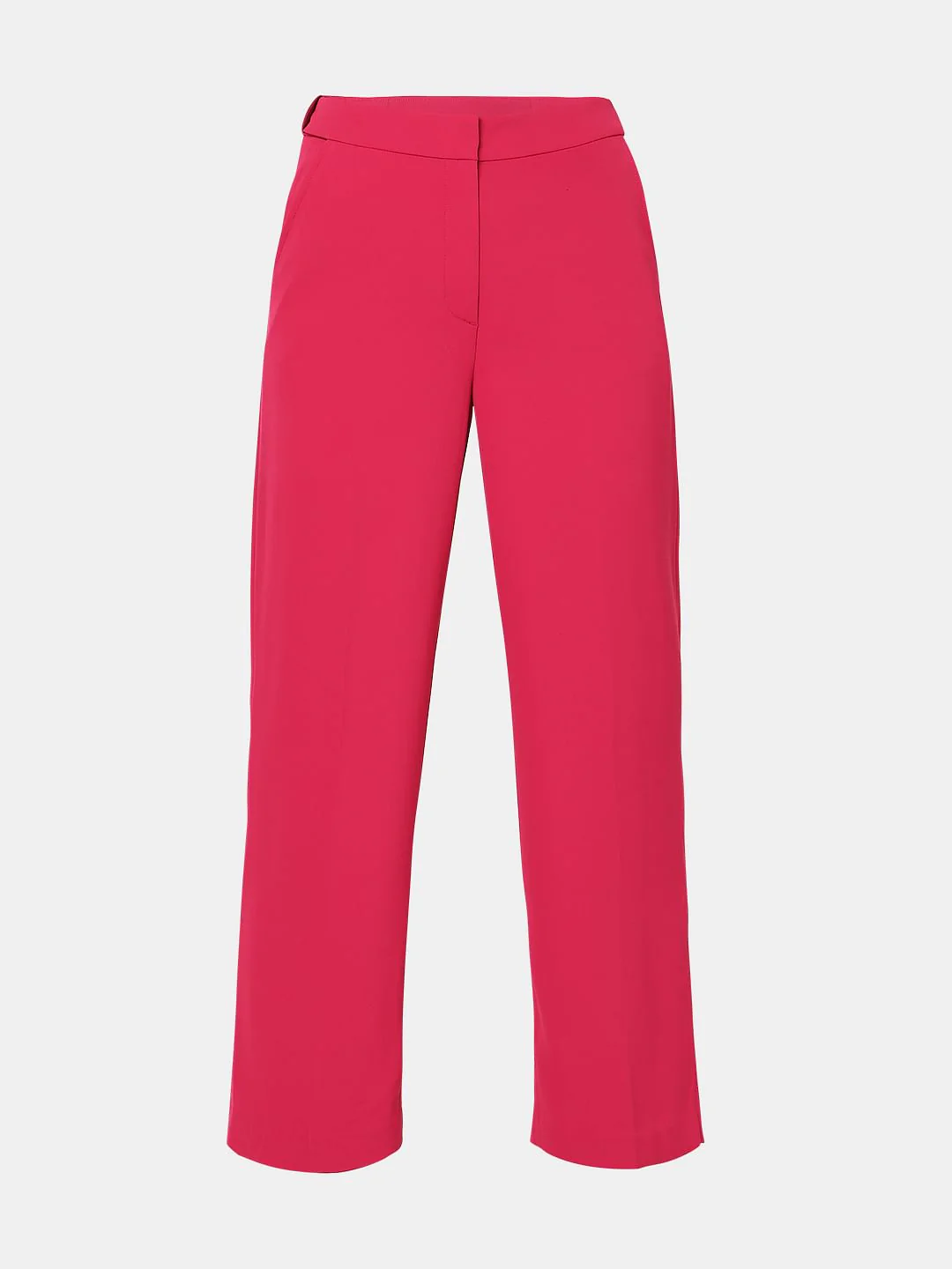 Pink High Rise Straight Fit Pants - Image 7