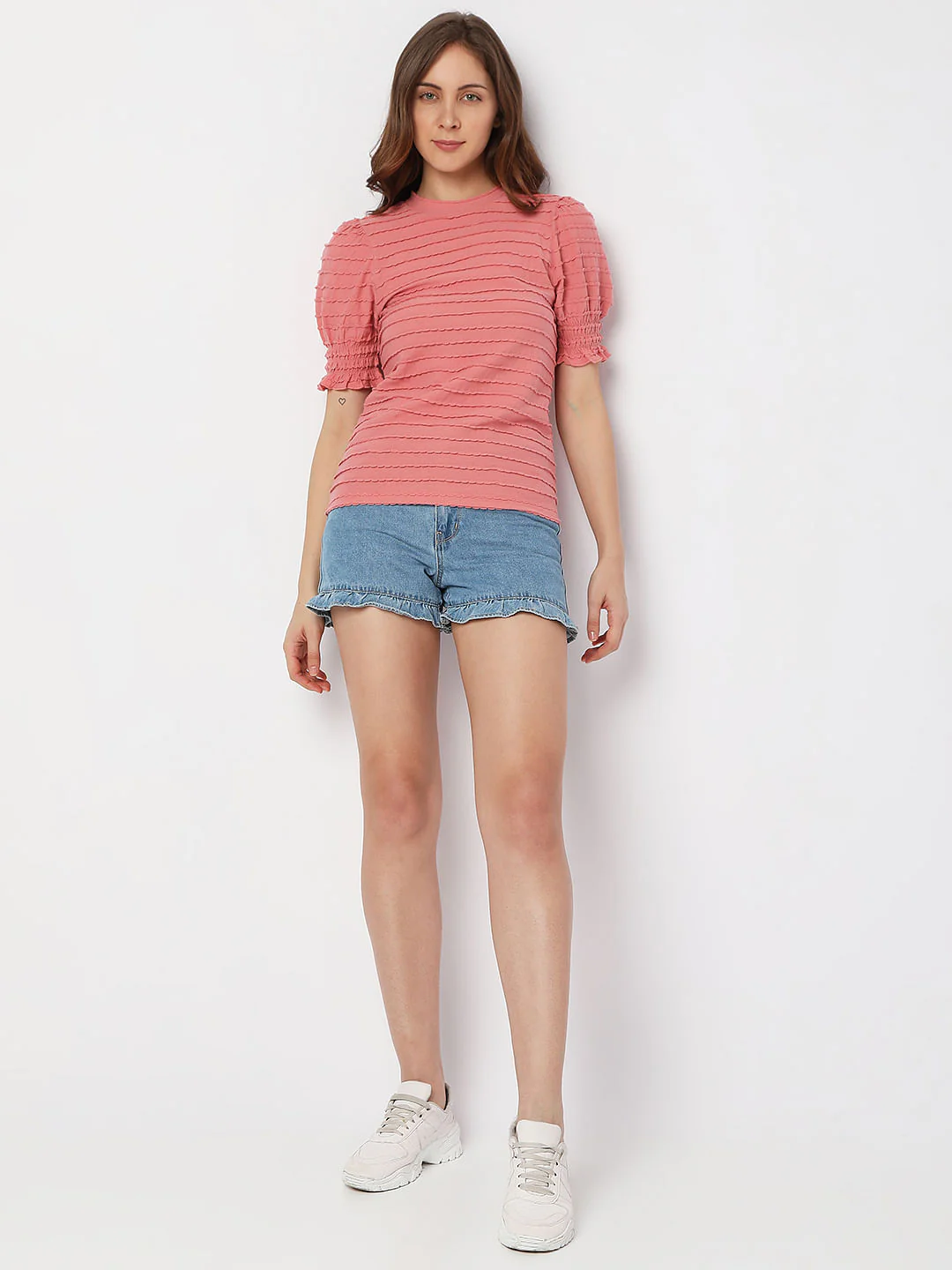 Peach Textured Top - Image 5