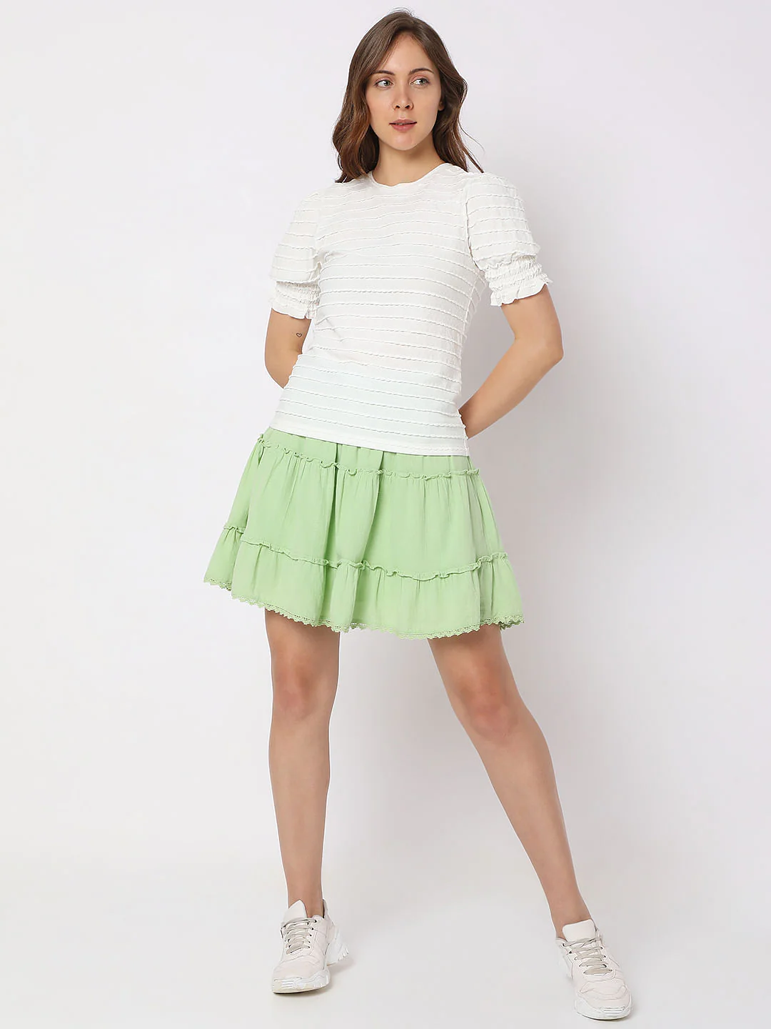 White Textured Top - Image 5