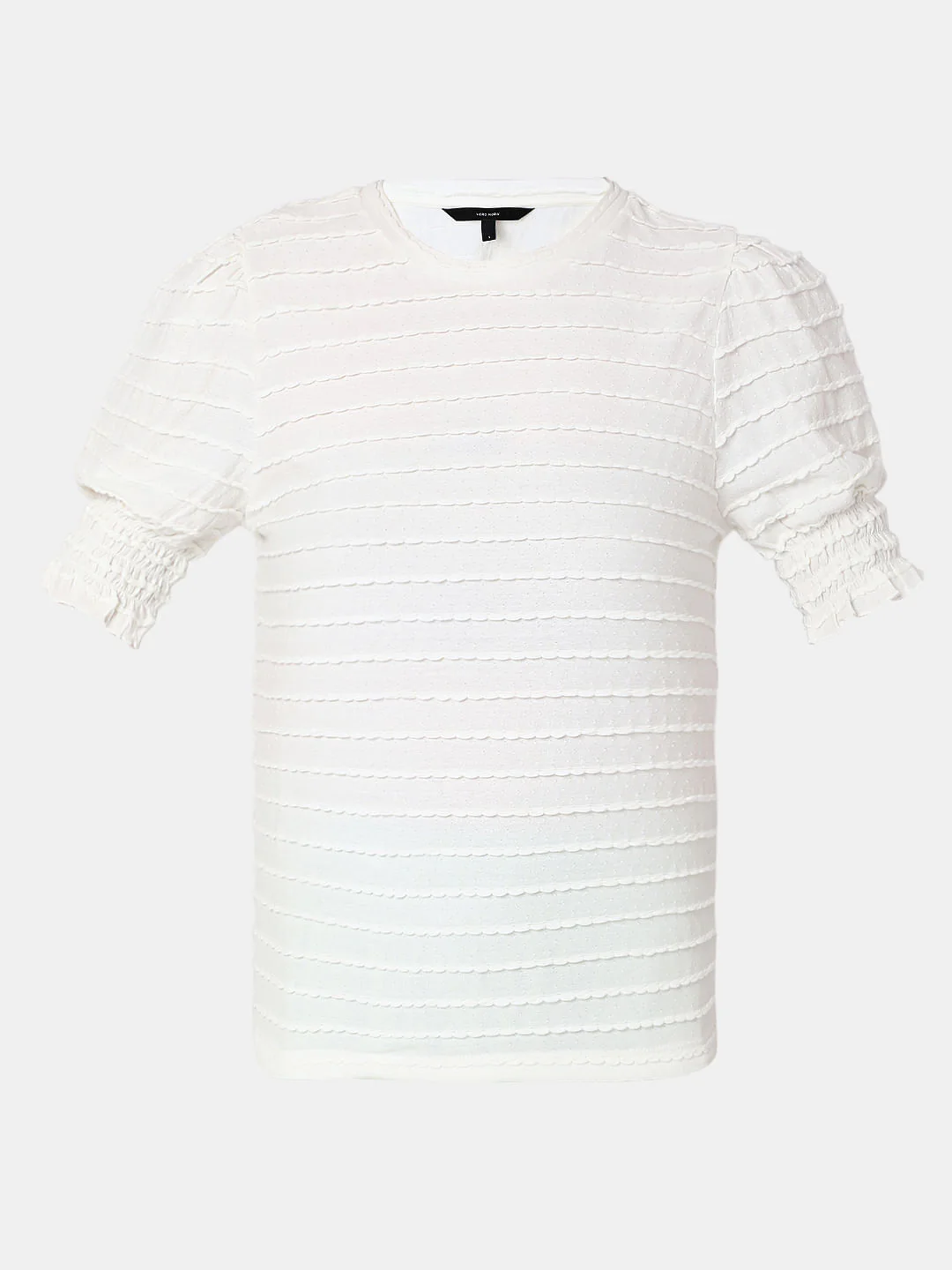 White Textured Top - Image 7