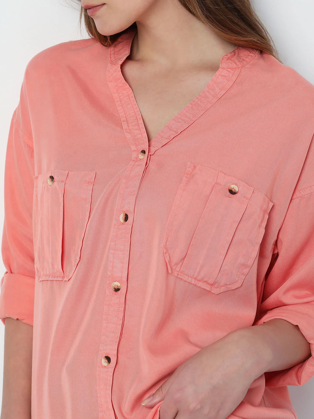 Coral Casual Shirt - Image 5