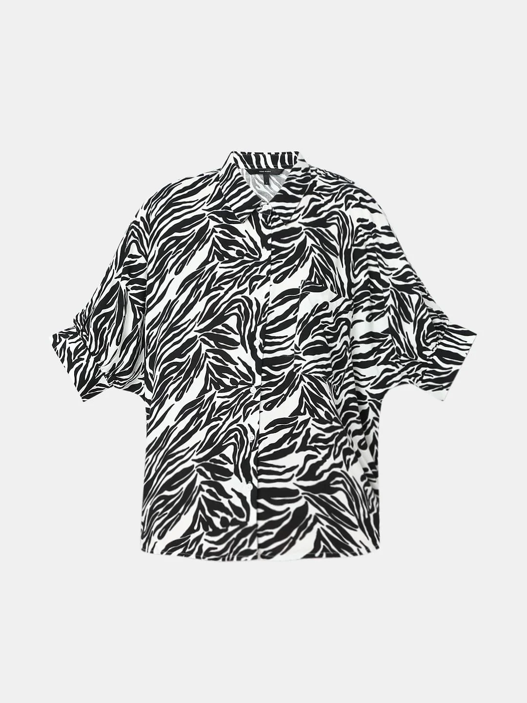 White Animal Print Shirt - Image 7