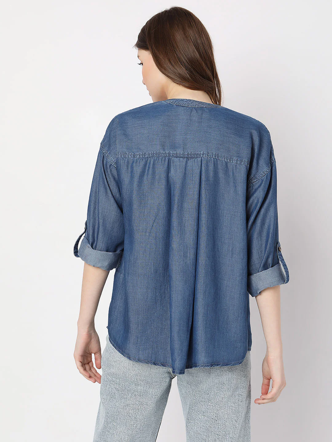 Blue Denim Shirt - Image 4