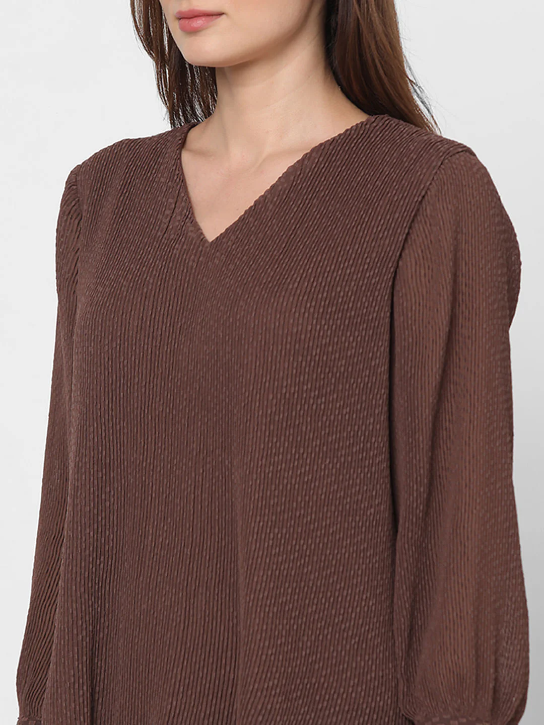 Brown Georgette Top - Image 6