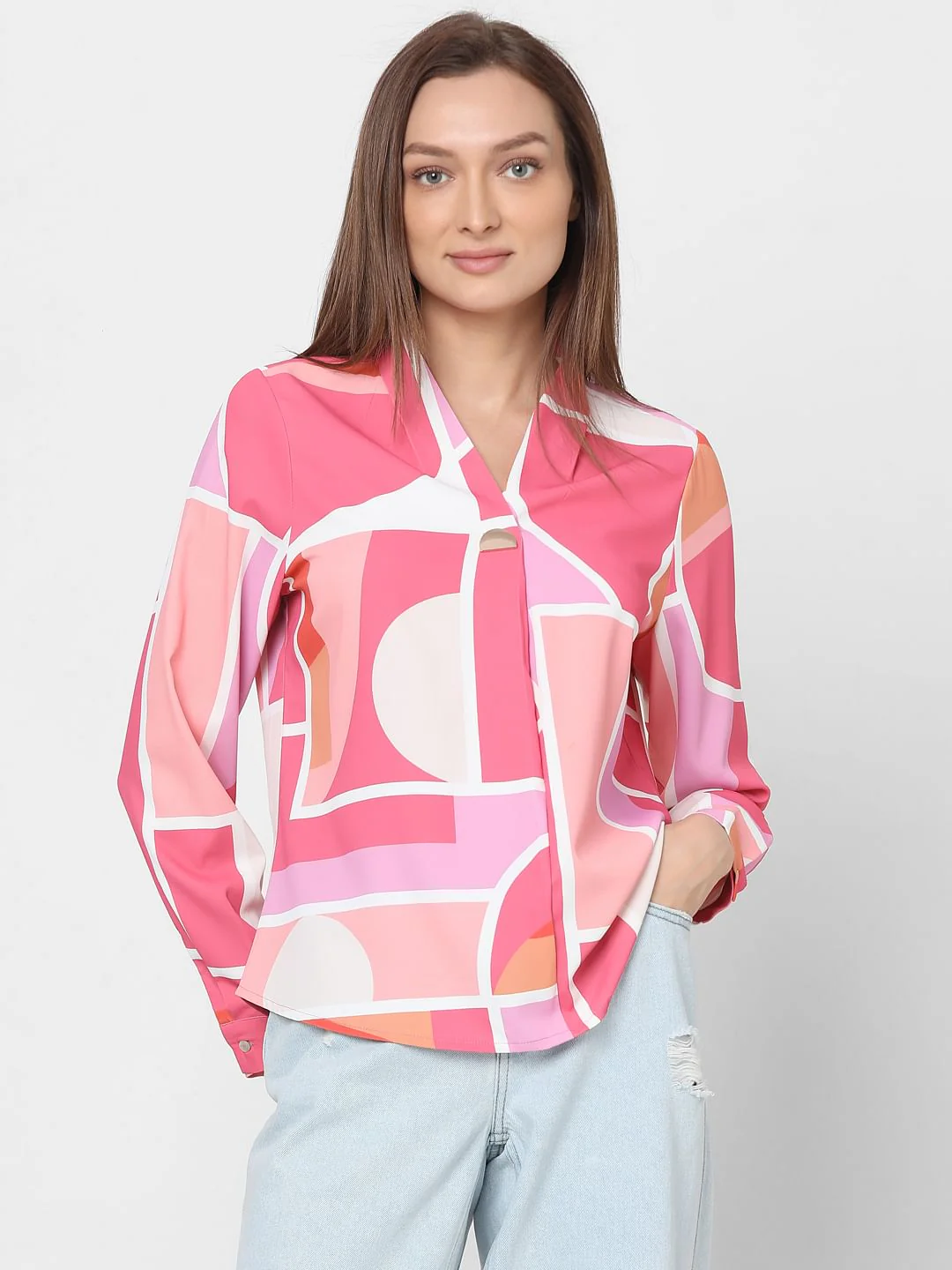 Pink Printed Top - Image 2