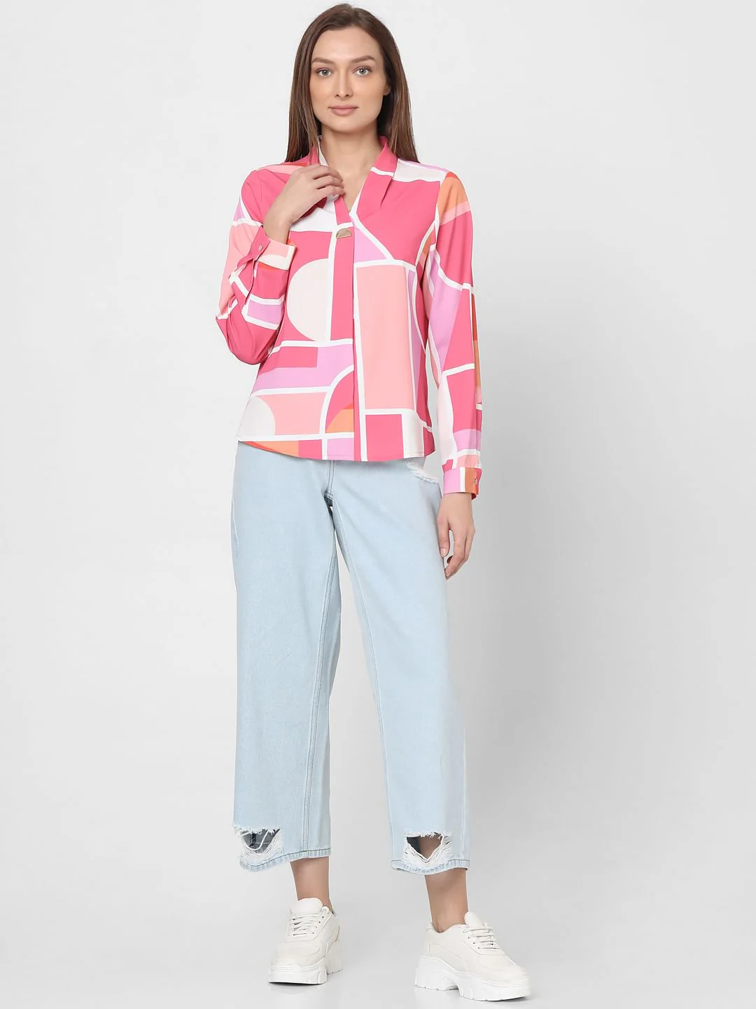 Pink Printed Top - Image 5