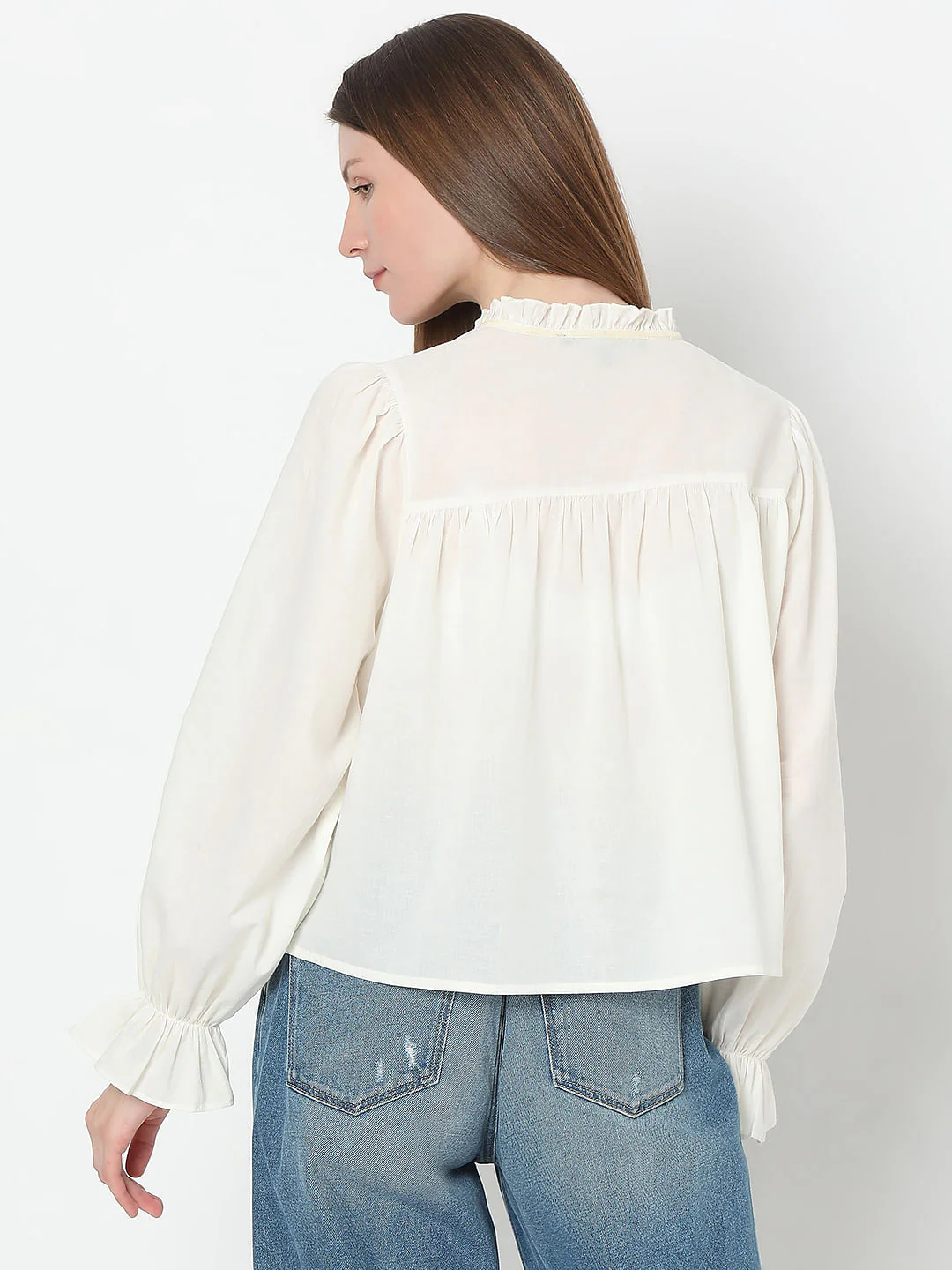 Off-White Schiffli Top - Image 4