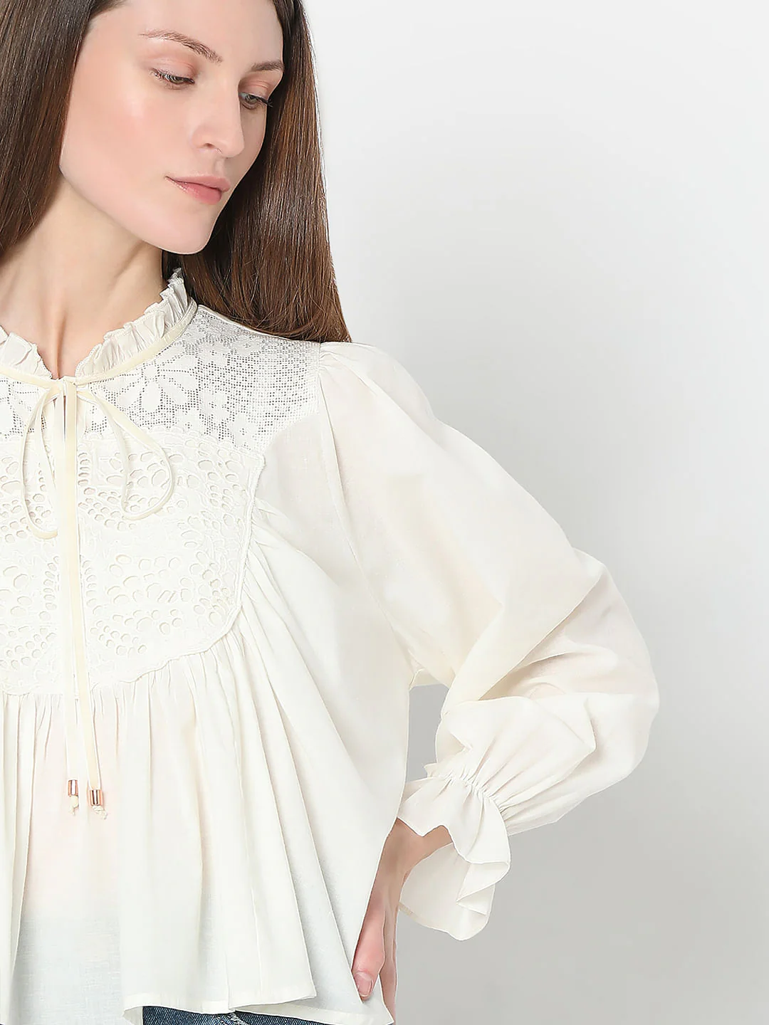 Off-White Schiffli Top - Image 6