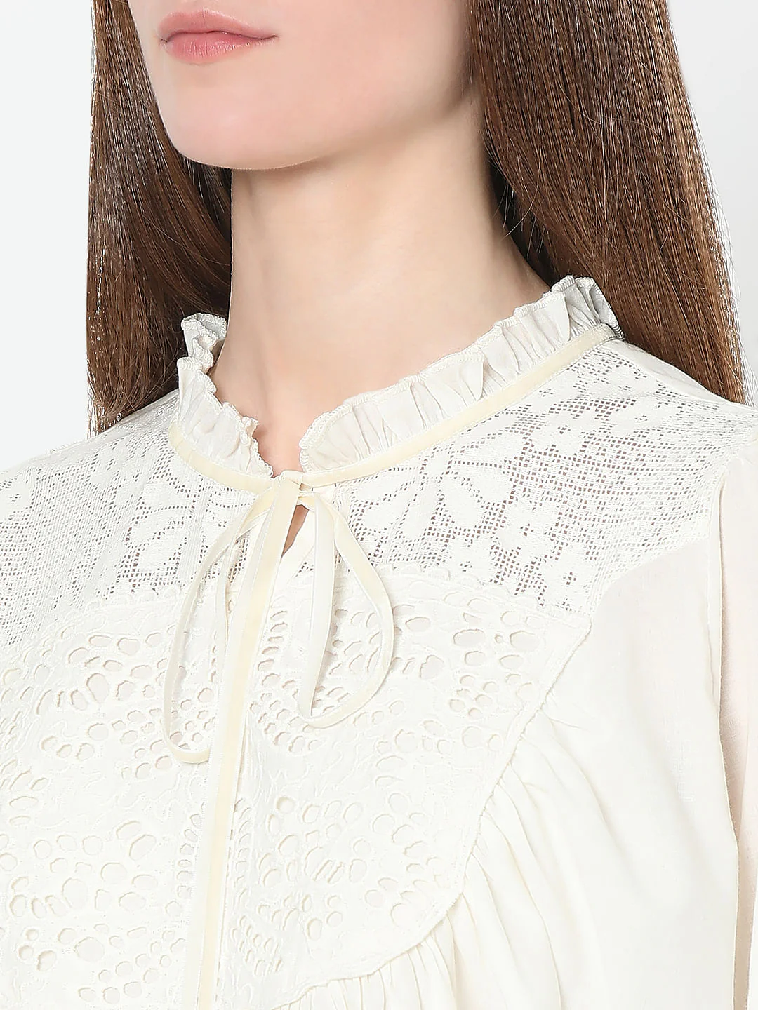 Off-White Schiffli Top - Image 8