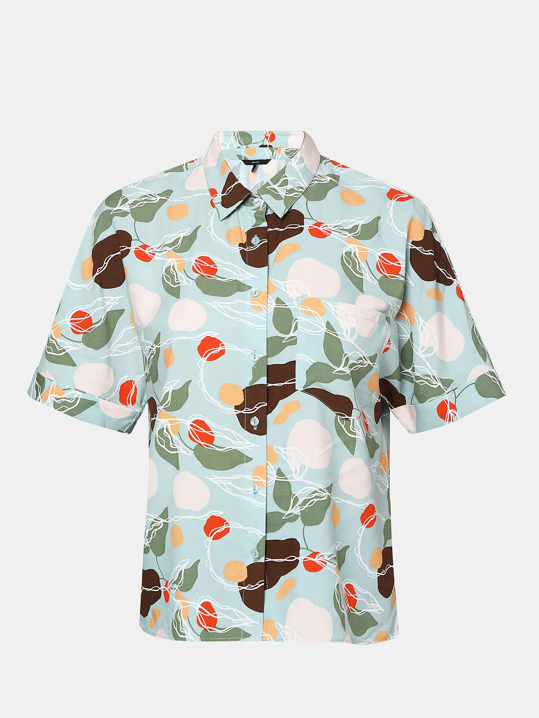 Green Printed Shirt - Image 7