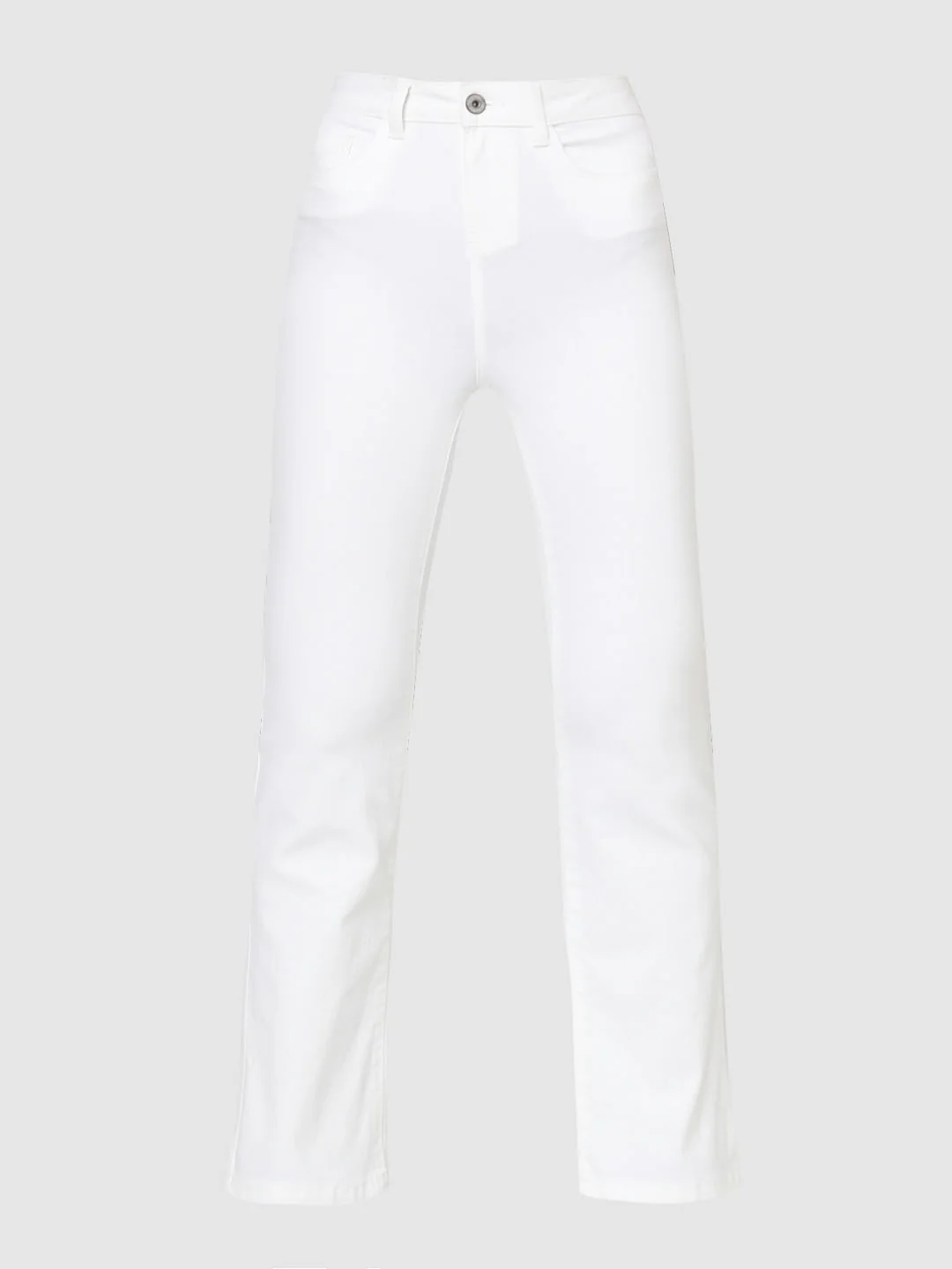 White High Rise Petra Bootcut Jeans - Image 7
