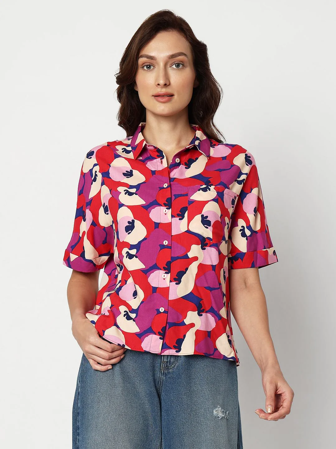 Pink Printed Shirt - Image 2