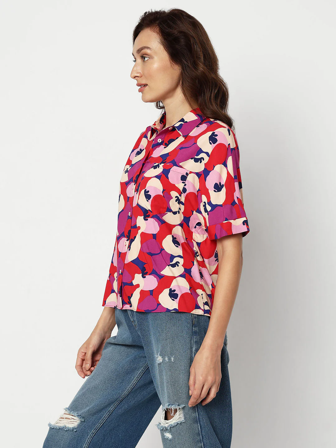 Pink Printed Shirt - Image 3