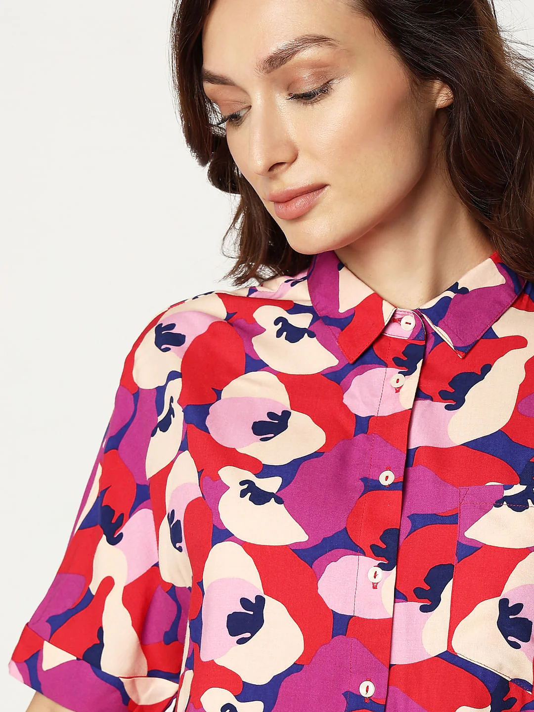 Pink Printed Shirt - Image 6