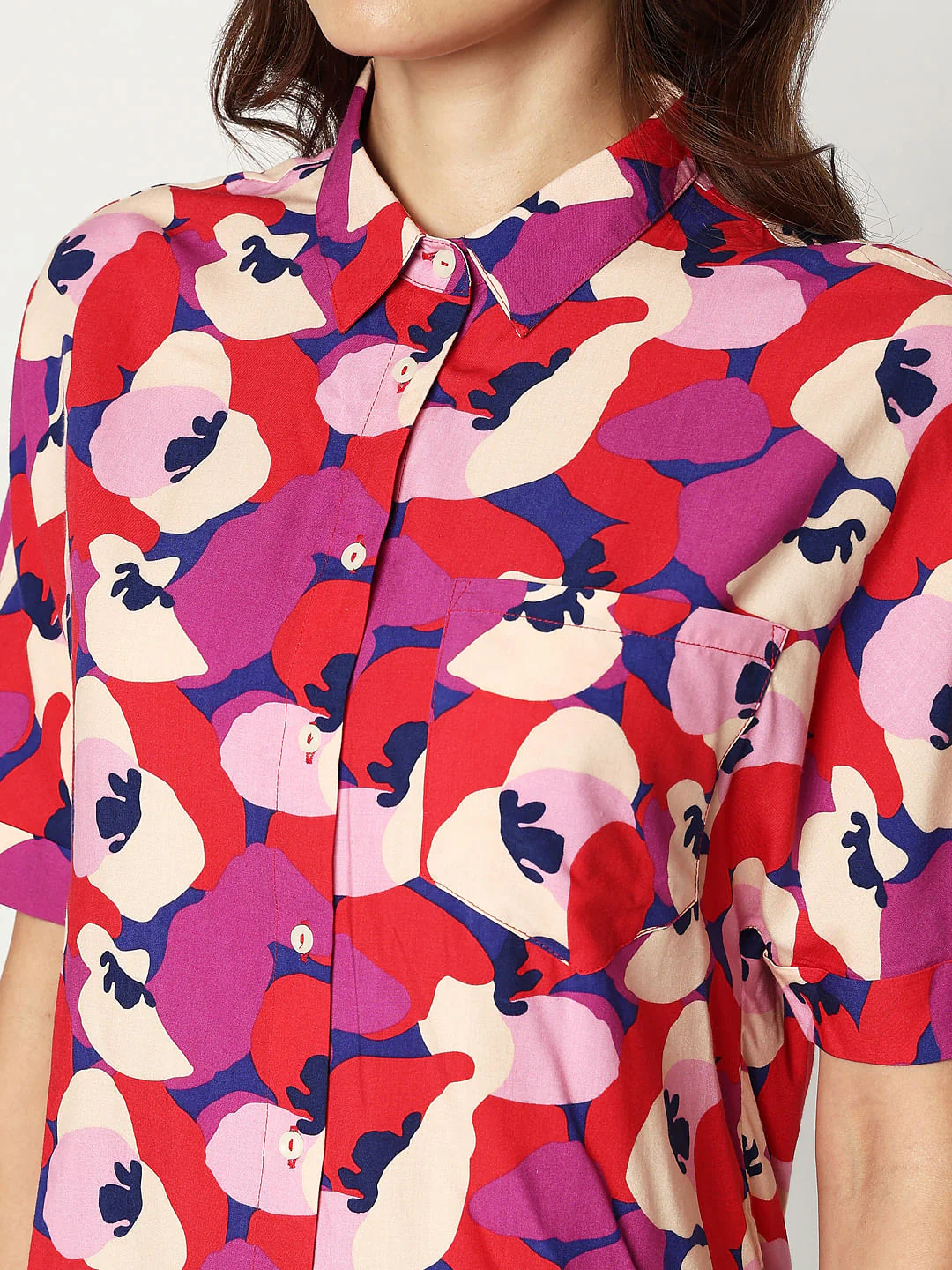Pink Printed Shirt - Image 8