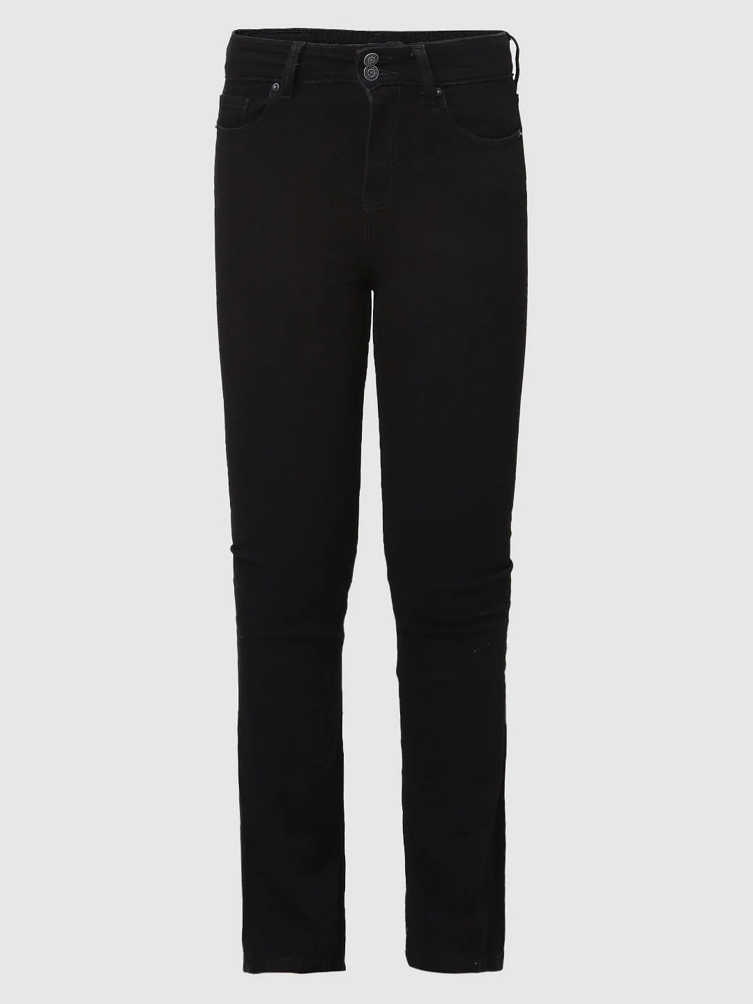 Black High Rise Bootcut Jeans - Image 6