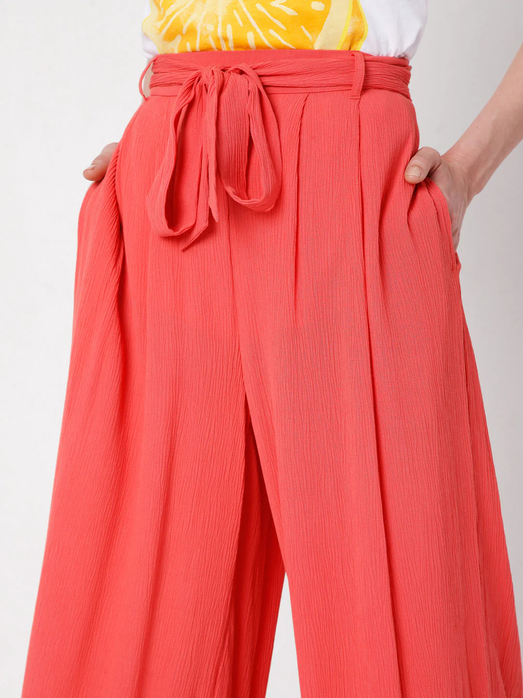 Coral Wide Leg Pants - Image 5