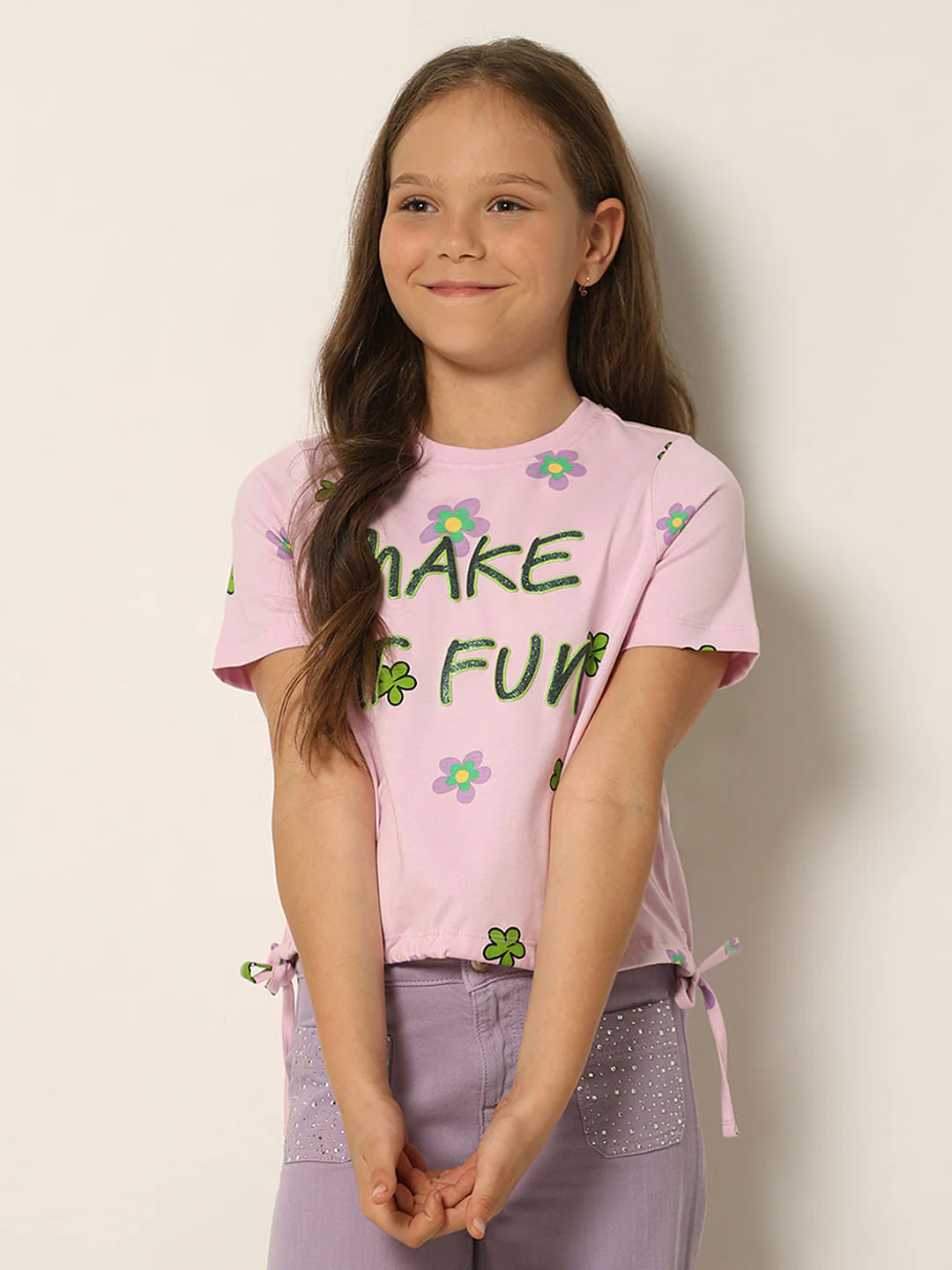 Purple Graphic Print T-Shirt - Image 2