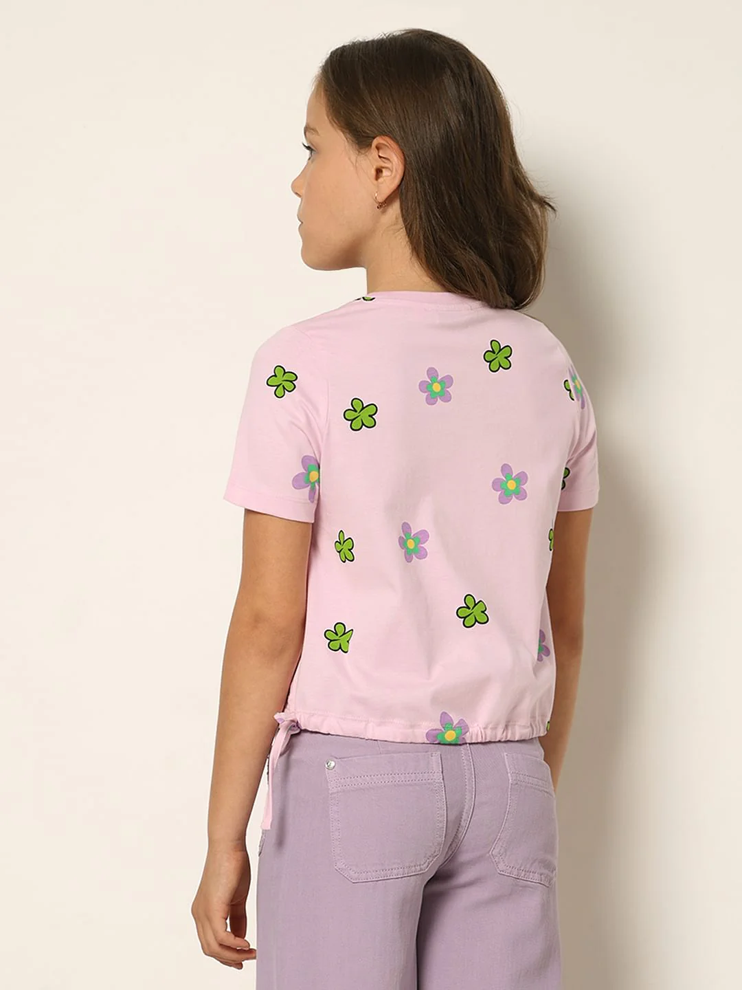 Purple Graphic Print T-Shirt - Image 3