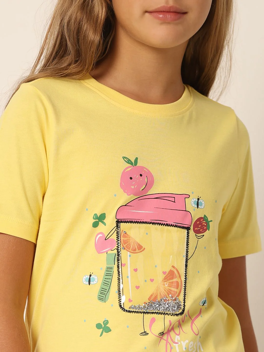 Yellow 3D Graphic Print T-Shirt - Image 4
