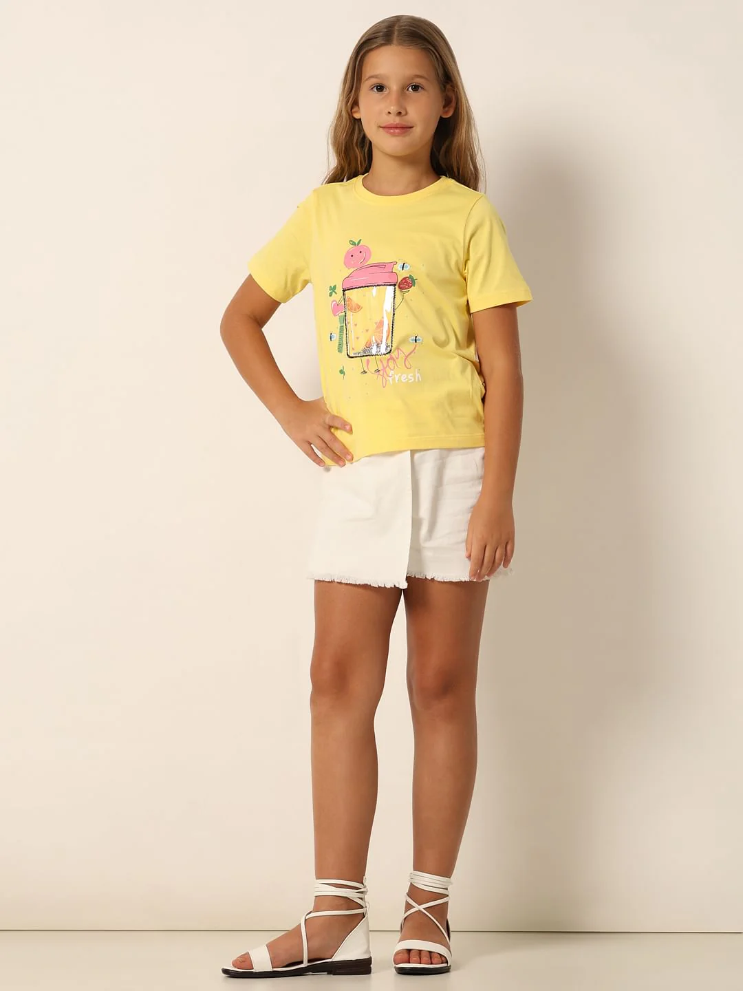 Yellow 3D Graphic Print T-Shirt - Image 5