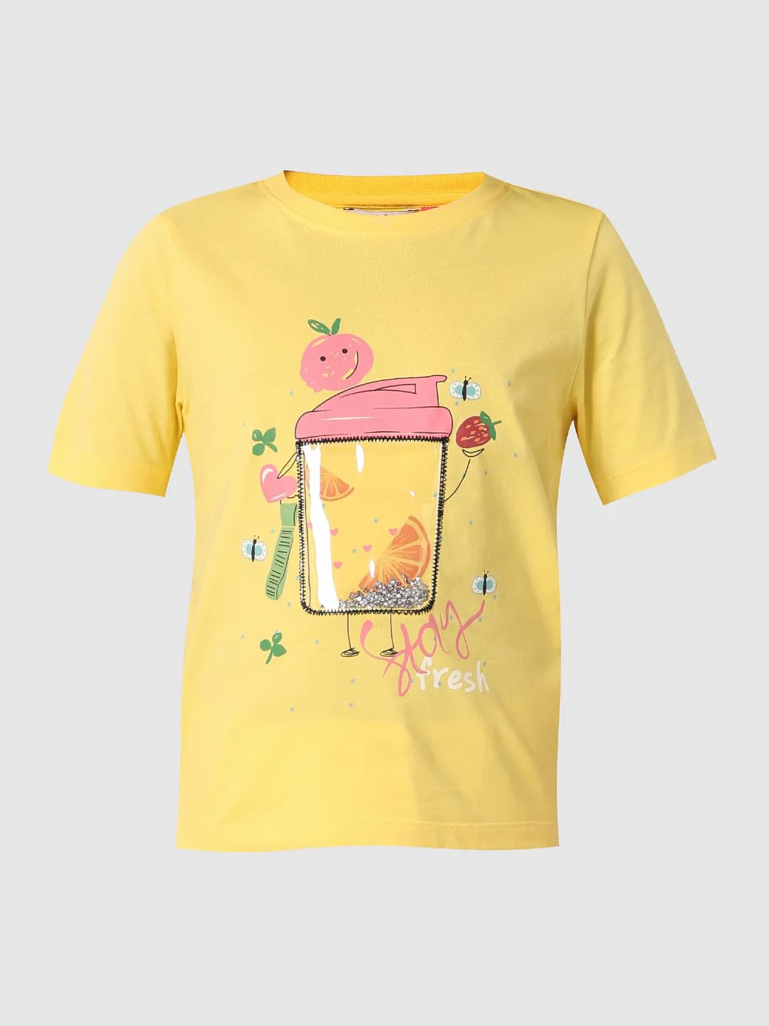 Yellow 3D Graphic Print T-Shirt - Image 6