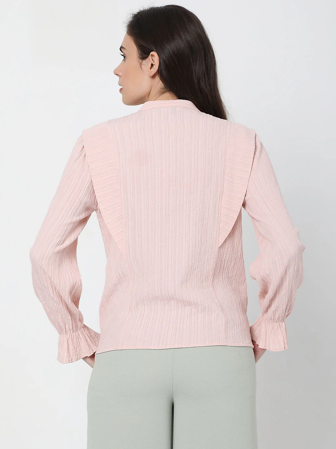 Pink Crepe Top - Image 4