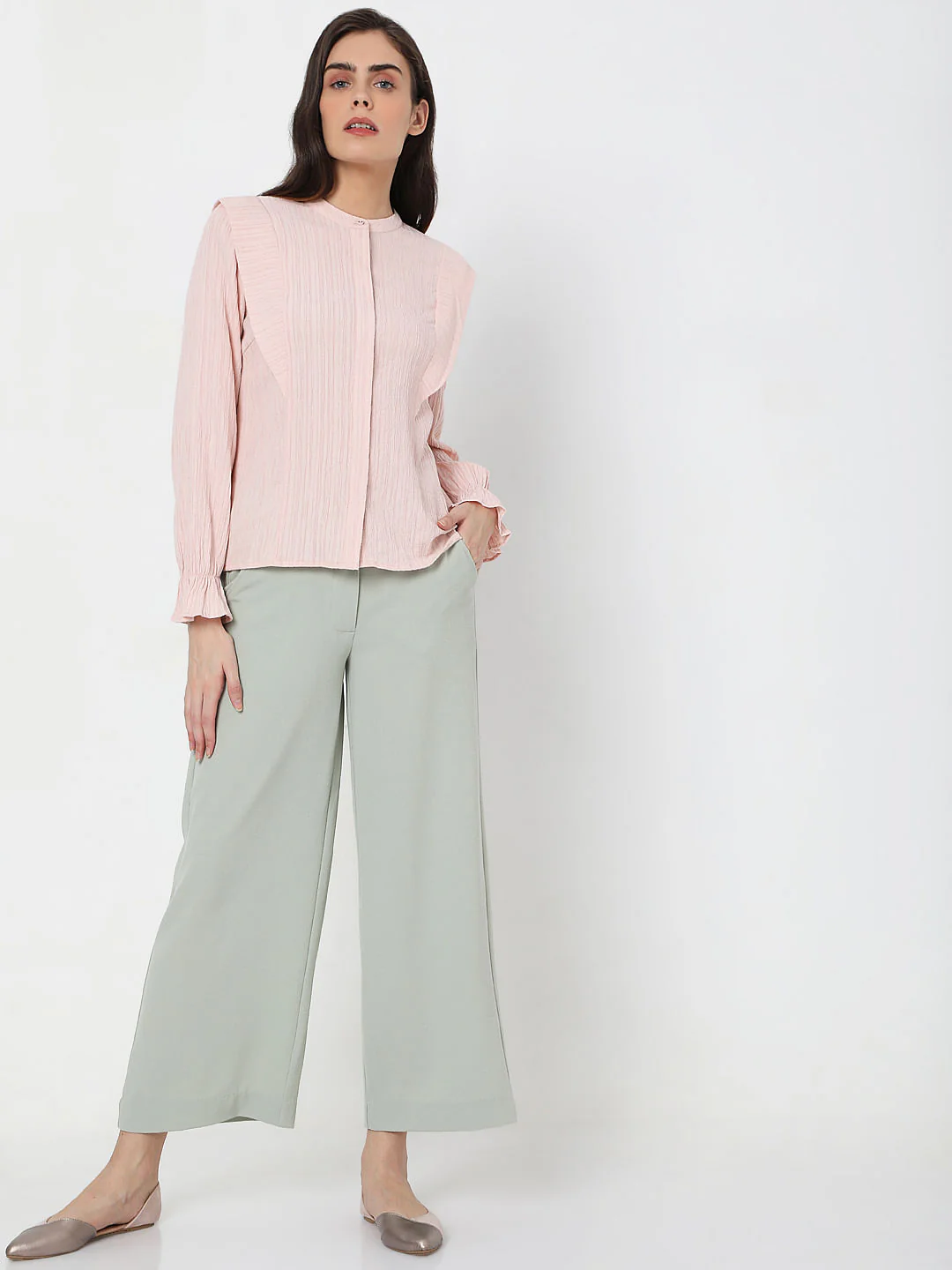 Pink Crepe Top - Image 5