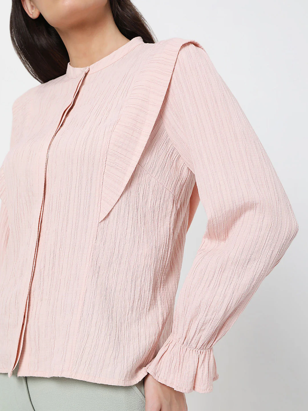 Pink Crepe Top - Image 6