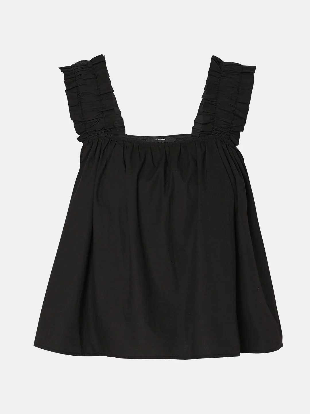 Black Square Neck Top - Image 7