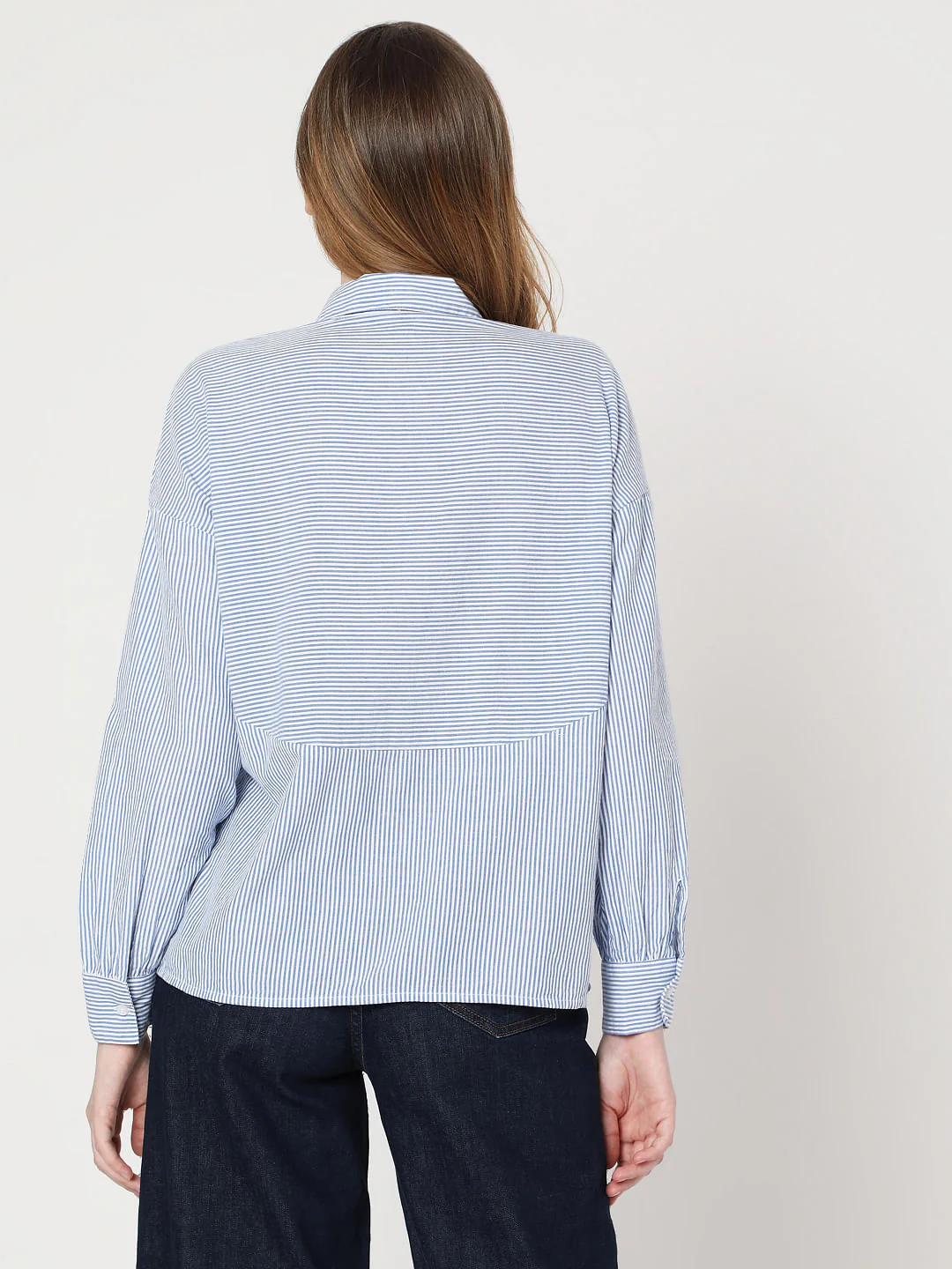 Light Blue Striped Shirt - Image 4