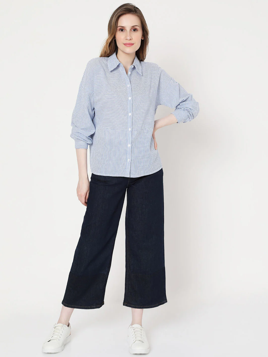 Light Blue Striped Shirt - Image 5